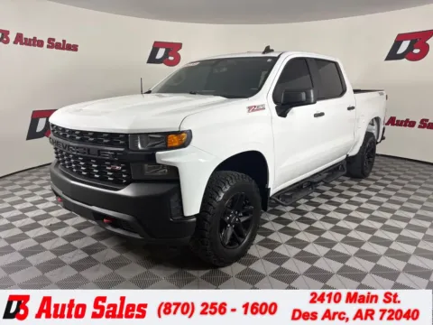 White 2019 Chevrolet Silverado 1500 Custom Trail Boss for sale in Des Arc, AR