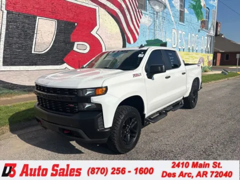 White 2019 Chevrolet Silverado 1500 Custom Trail Boss for sale in Des Arc, AR