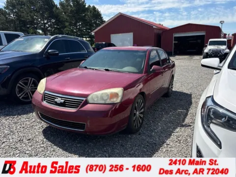 Red 2006 Chevrolet Malibu LT for sale in Des Arc, AR