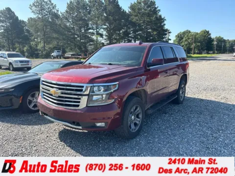 Red 2017 Chevrolet Tahoe LT for sale in Des Arc, AR
