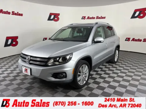 Silver 2016 Volkswagen Tiguan SE for sale in Des Arc, AR