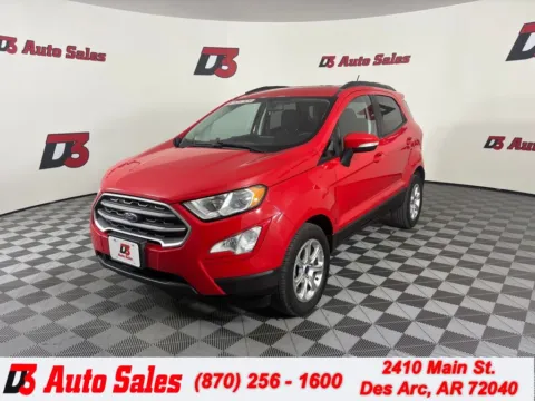Red 2019 Ford EcoSport SE for sale in Des Arc, AR