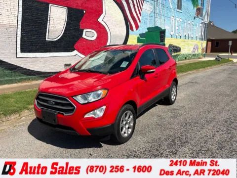 Red 2019 Ford EcoSport SE for sale in Des Arc, AR