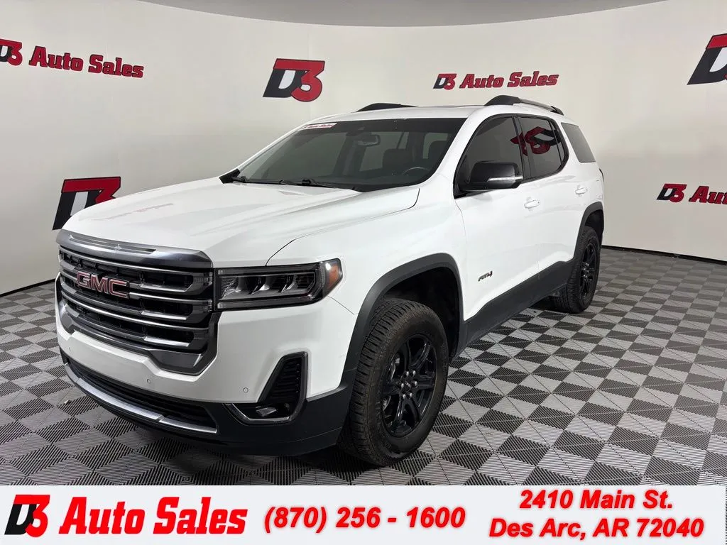 White 2022 GMC Acadia AT4 for sale in Des Arc, AR