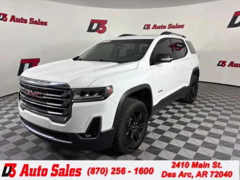 White 2022 GMC Acadia AT4 for sale in Des Arc, AR