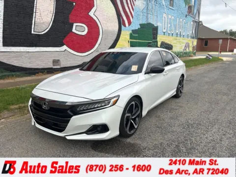 White 2021 Honda Accord Sport Special Edition for sale in Des Arc, AR