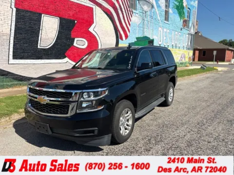 Black 2016 Chevrolet Tahoe LT for sale in Des Arc, AR