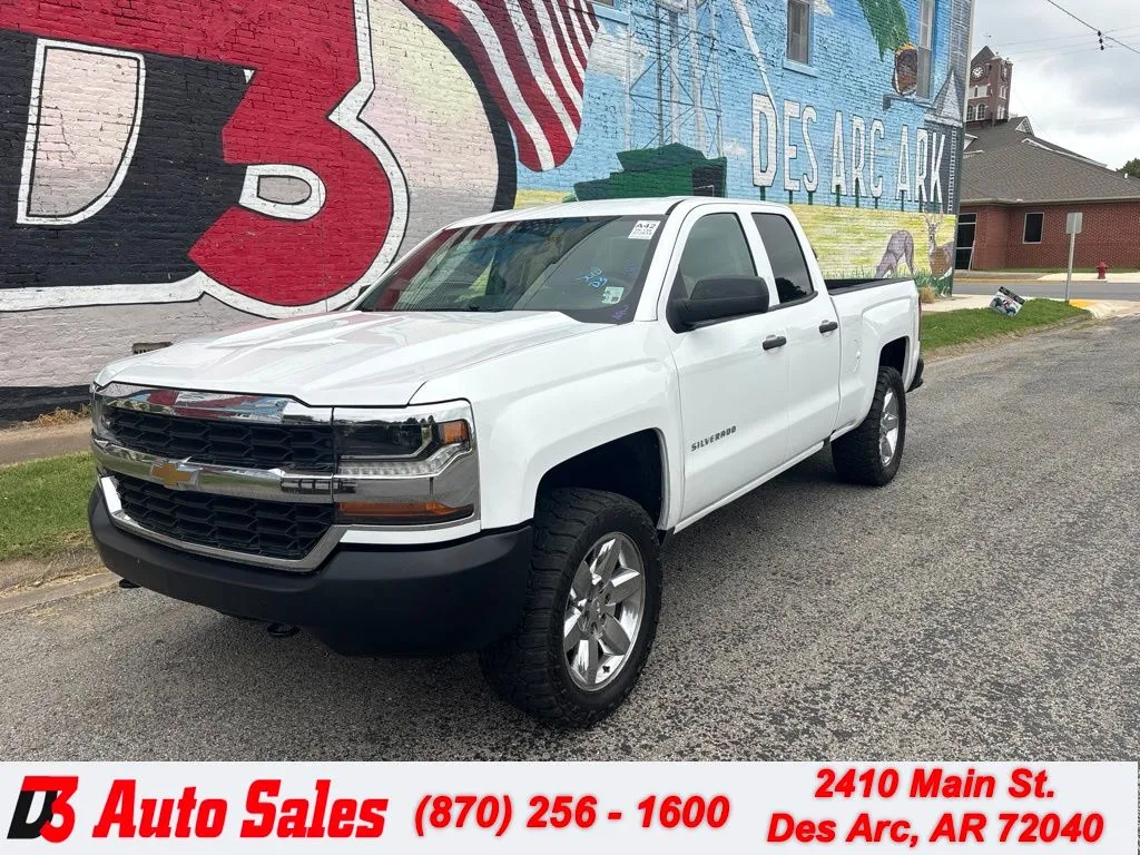 White 2019 Chevrolet Silverado 1500 LD WT for sale in Des Arc, AR