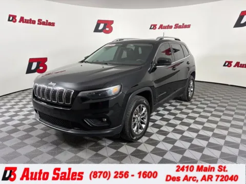 Black 2019 Jeep Cherokee Latitude Plus for sale in Des Arc, AR