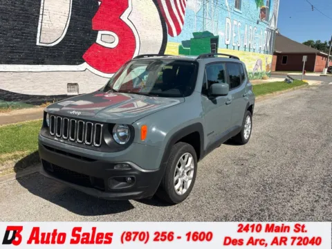Gray 2018 Jeep Renegade Latitude for sale in Des Arc, AR