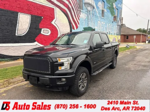 Black 2015 Ford F-150 XLT for sale in Des Arc, AR