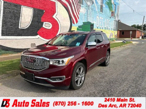 Red 2017 GMC Acadia Denali for sale in Des Arc, AR