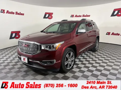 Red 2017 GMC Acadia Denali for sale in Des Arc, AR