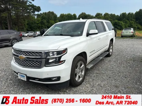 White 2016 Chevrolet Suburban LT for sale in Des Arc, AR
