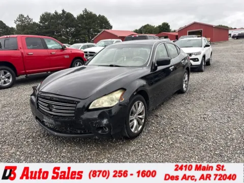 Black 2011 INFINITI M37 X for sale in Des Arc, AR