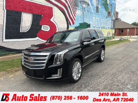 Black 2017 Cadillac Escalade Platinum Edition for sale in Des Arc, AR