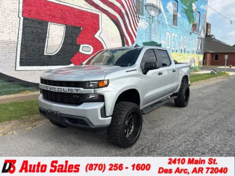 Silver 2020 Chevrolet Silverado 1500 Custom for sale in Des Arc, AR