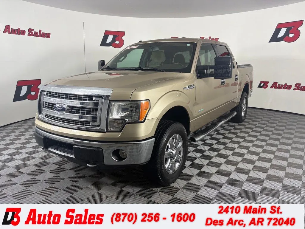 Beige 2014 Ford F-150 XLT for sale in Des Arc, AR