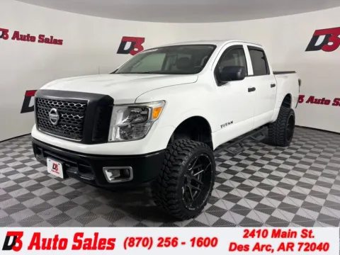 White 2017 Nissan Titan S for sale in Des Arc, AR