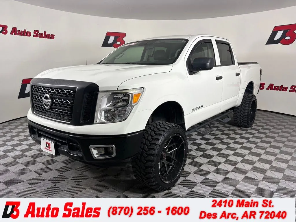 White 2017 Nissan Titan S for sale in Des Arc, AR