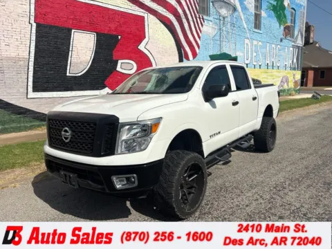 White 2017 Nissan Titan S for sale in Des Arc, AR