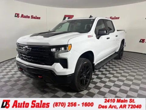 White 2024 Chevrolet Silverado 1500 LT Trail Boss for sale in Des Arc, AR