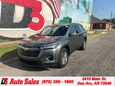 Silver 2022 Chevrolet Traverse LT Leather for sale in Des Arc, AR