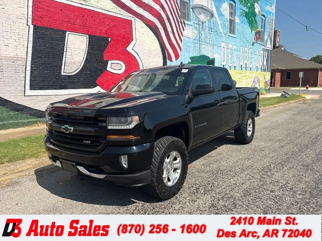 Black 2016 Chevrolet Silverado 1500 LT for sale in Des Arc, AR