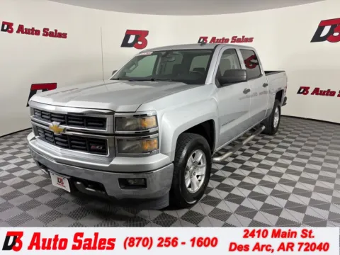 Silver 2014 Chevrolet Silverado 1500 LT for sale in Des Arc, AR