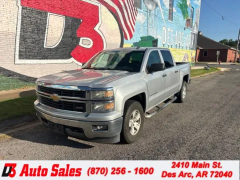 Silver 2014 Chevrolet Silverado 1500 LT for sale in Des Arc, AR