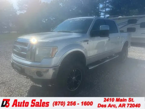 Silver 2011 Ford F-150 Lariat for sale in Des Arc, AR