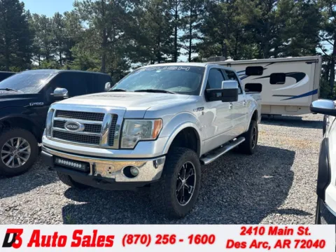 Silver 2011 Ford F-150 Lariat for sale in Des Arc, AR
