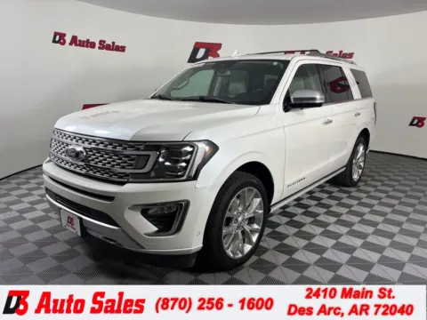 White 2019 Ford Expedition Platinum for sale in Des Arc, AR