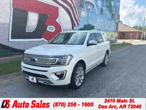 White 2019 Ford Expedition Platinum for sale in Des Arc, AR