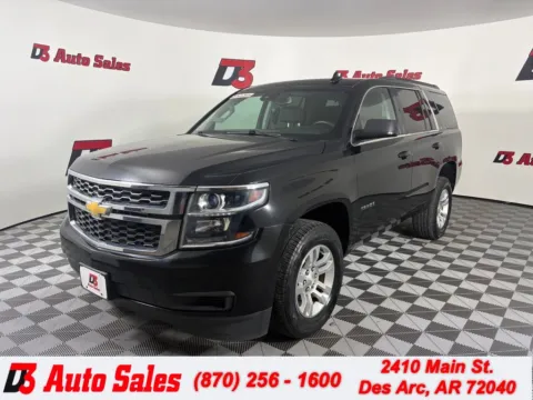 Black 2017 Chevrolet Tahoe LT for sale in Des Arc, AR