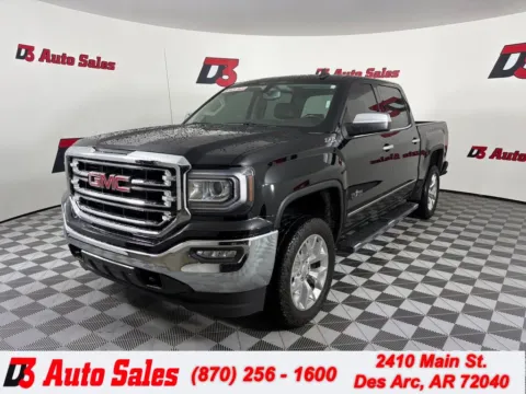 Black 2018 GMC Sierra 1500 SLT for sale in Des Arc, AR