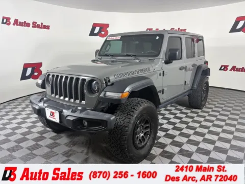 Gray 2023 Jeep Wrangler High Tide for sale in Des Arc, AR