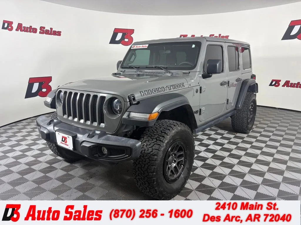 Gray 2023 Jeep Wrangler High Tide for sale in Des Arc, AR