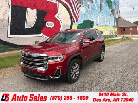 Red 2021 GMC Acadia SLT for sale in Des Arc, AR