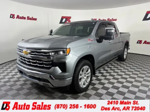 Gray 2023 Chevrolet Silverado 1500 LTZ for sale in Des Arc, AR