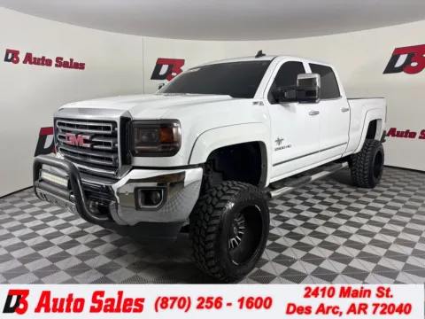 White 2015 GMC Sierra 2500HD SLT for sale in Des Arc, AR