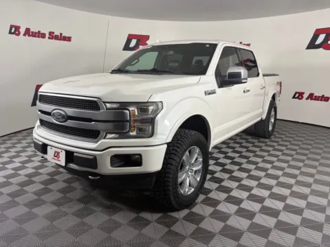 White 2018 Ford F-150 Platinum for sale in Des Arc, AR