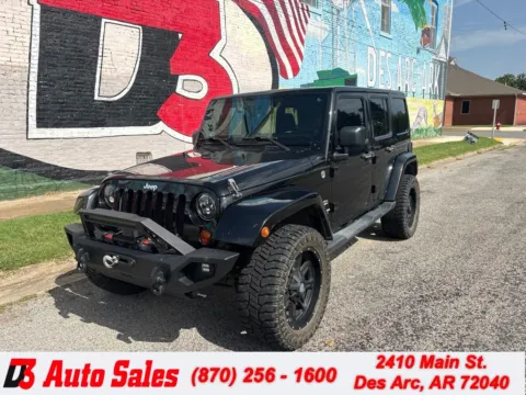Black 2011 Jeep Wrangler Unlimited Sahara for sale in Des Arc, AR