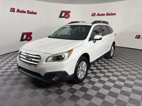 White 2016 Subaru Outback 2.5i Premium for sale in Des Arc, AR