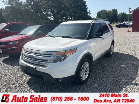 White 2013 Ford Explorer XLT for sale in Des Arc, AR