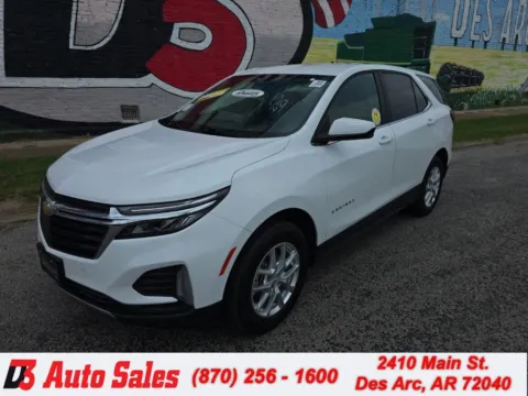 White 2022 Chevrolet Equinox LT for sale in Des Arc, AR