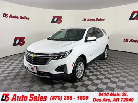 White 2022 Chevrolet Equinox LT for sale in Des Arc, AR