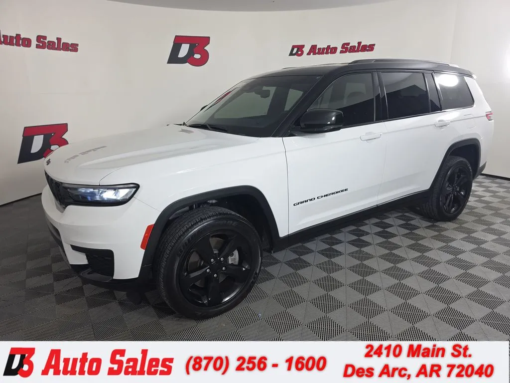 White 2023 Jeep Grand Cherokee L Altitude for sale in Des Arc, AR