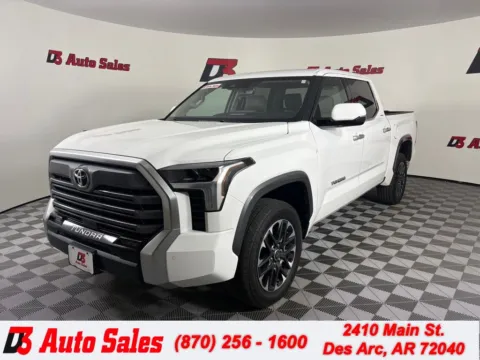 White 2023 Toyota Tundra Limited for sale in Des Arc, AR