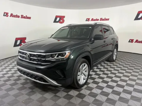 Green 2021 Volkswagen Atlas 2.0T SEL for sale in Des Arc, AR
